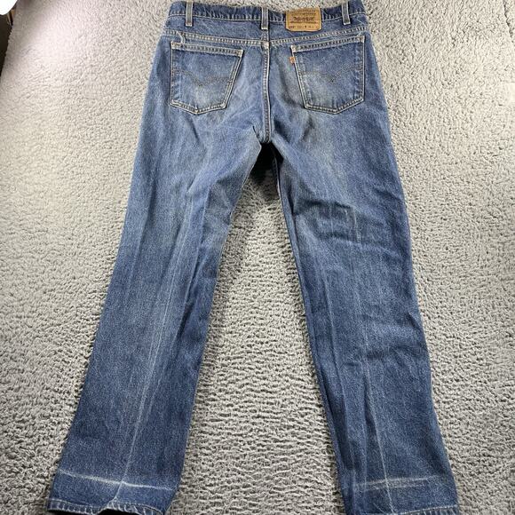 Levi's Other - VINTAGE LEVIS 505 ORANGE TAB JEANS MENS 38x32 ACTUAL 36x32 USA MADE 90s STRAIGHT